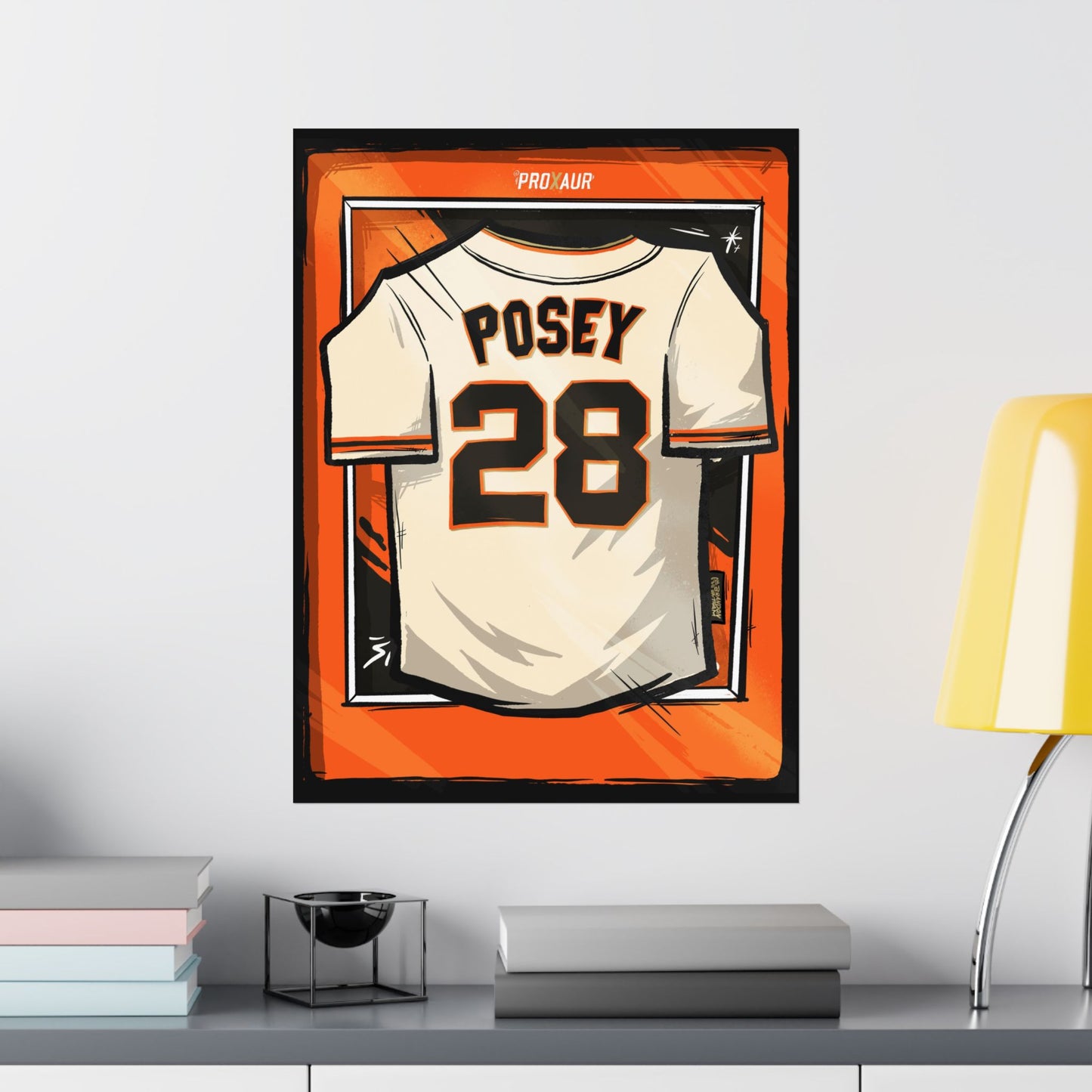 Buster Posey #28 San Francisco 'Home' Jersey Poster