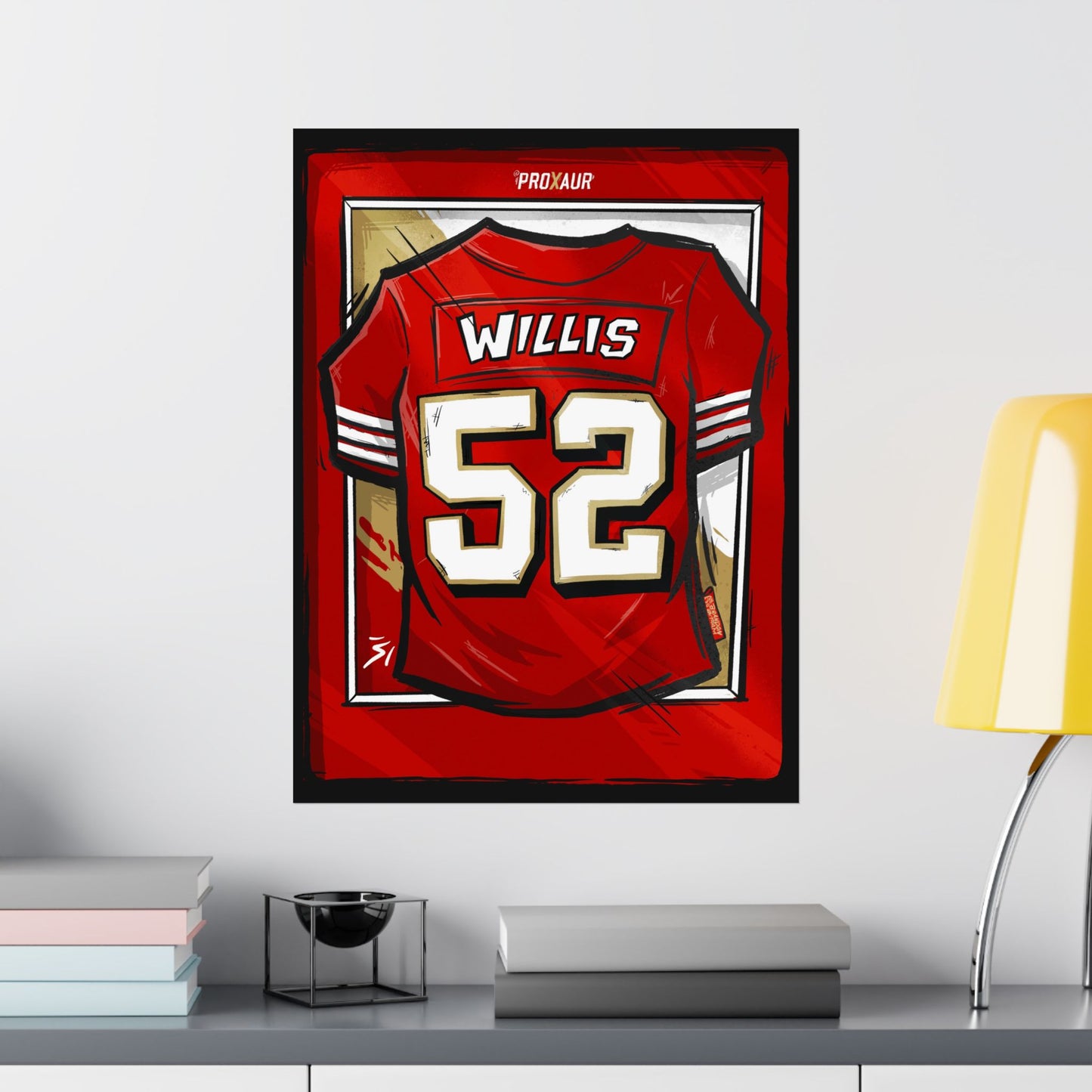 Patrick Willis #52 San Francisco 'Rookie' Jersey Poster