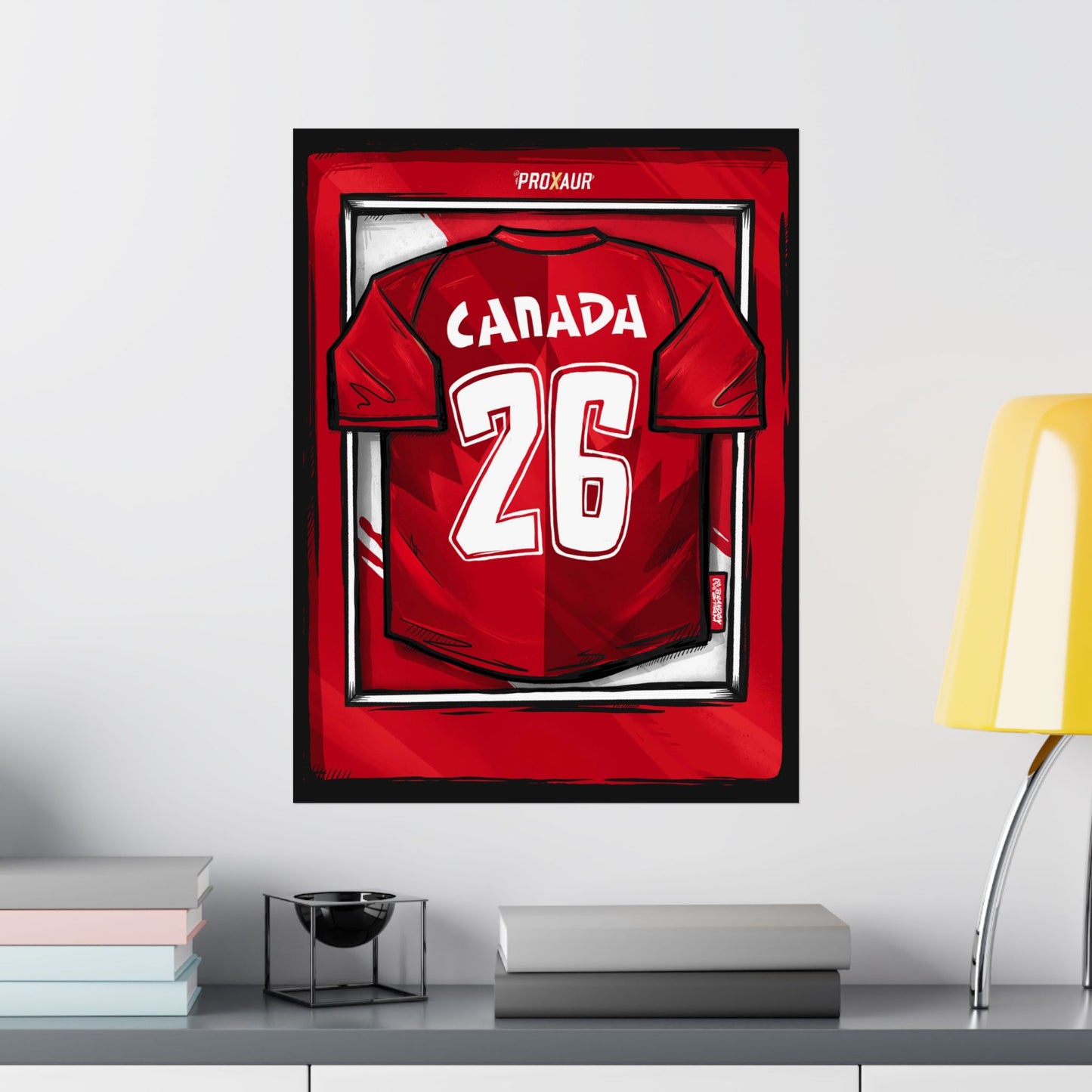 CANADA Fútbol Jersey Poster