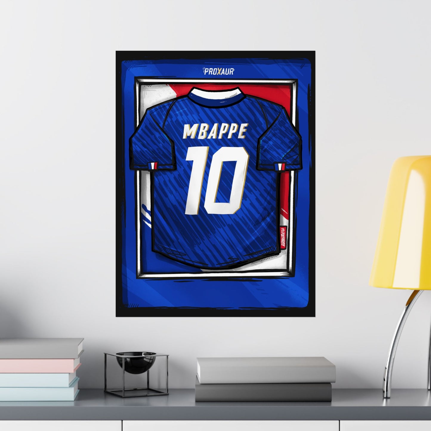 "MBAPPE" France Fútbol Jersey Poster