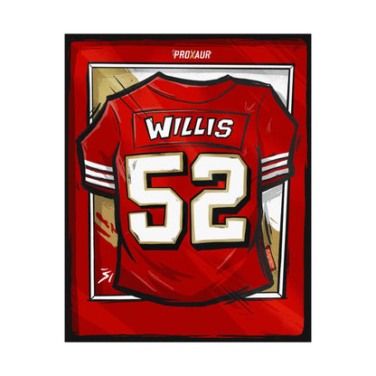 Patrick Willis #52 San Francisco 'Rookie' Jersey Poster