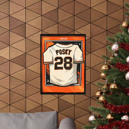 Buster Posey #28 San Francisco 'Home' Jersey Poster
