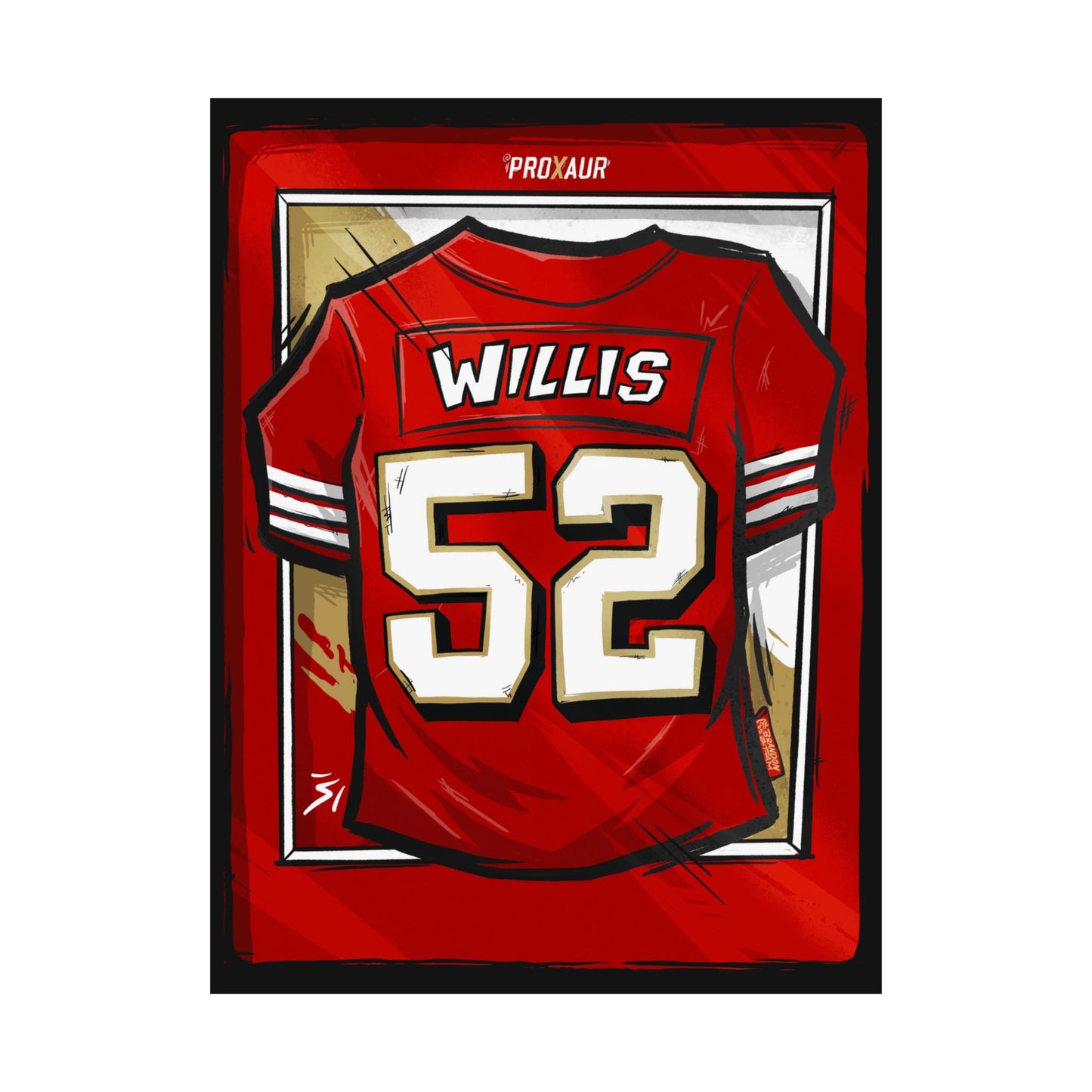 Patrick Willis #52 San Francisco 'Rookie' Jersey Poster