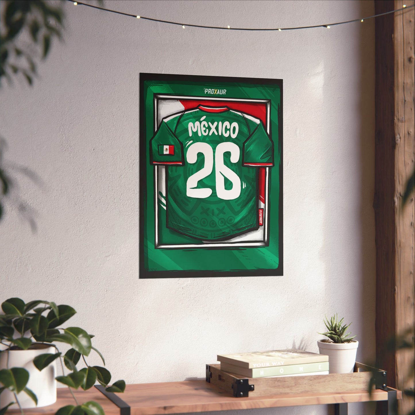 MEXICO Fútbol Pride Jersey Poster