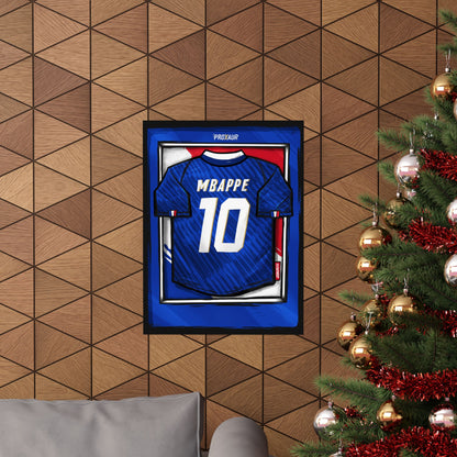 "MBAPPE" France Fútbol Jersey Poster