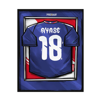 AYASE Japan Fútbol Jersey Poster