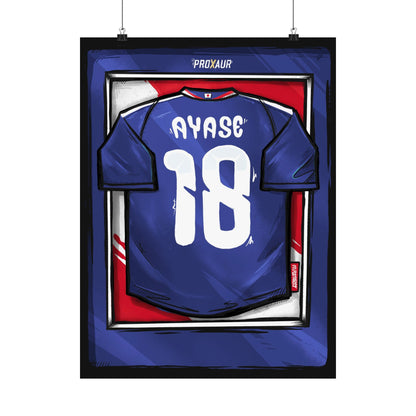 AYASE Japan Fútbol Jersey Poster