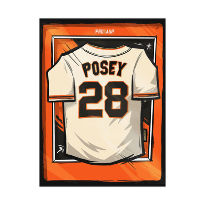 Buster Posey #28 San Francisco 'Home' Jersey Poster