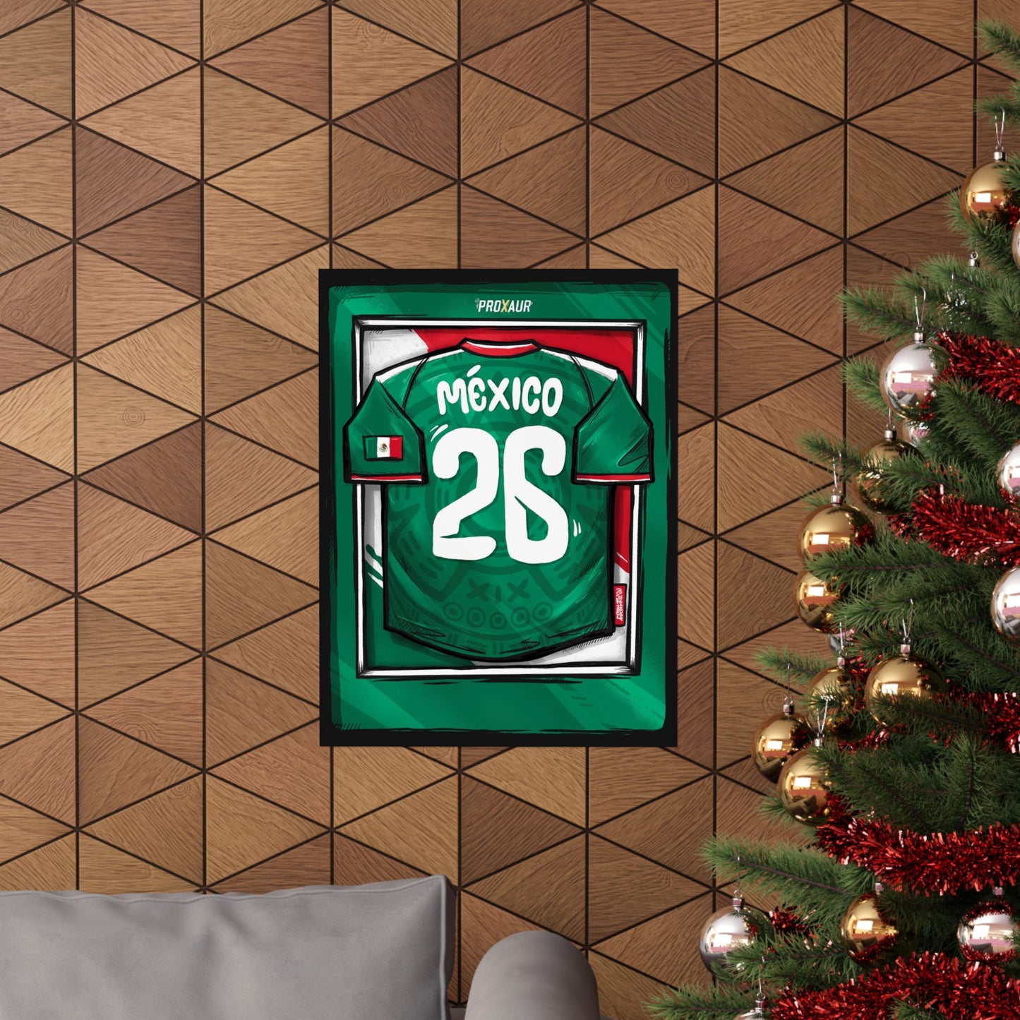 MEXICO Fútbol Pride Jersey Poster