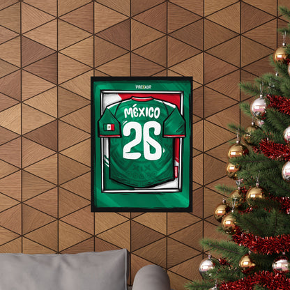 MEXICO Fútbol Pride Jersey Poster
