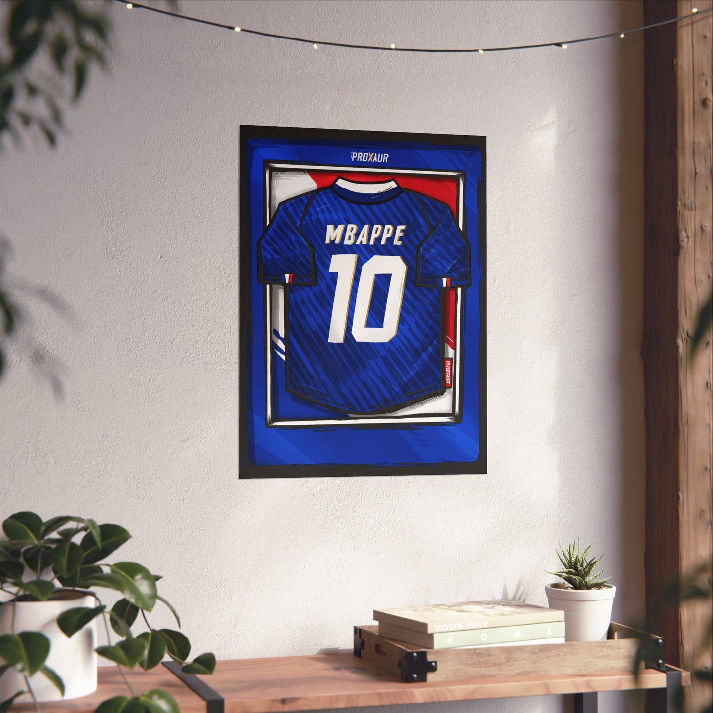 "MBAPPE" France Fútbol Jersey Poster