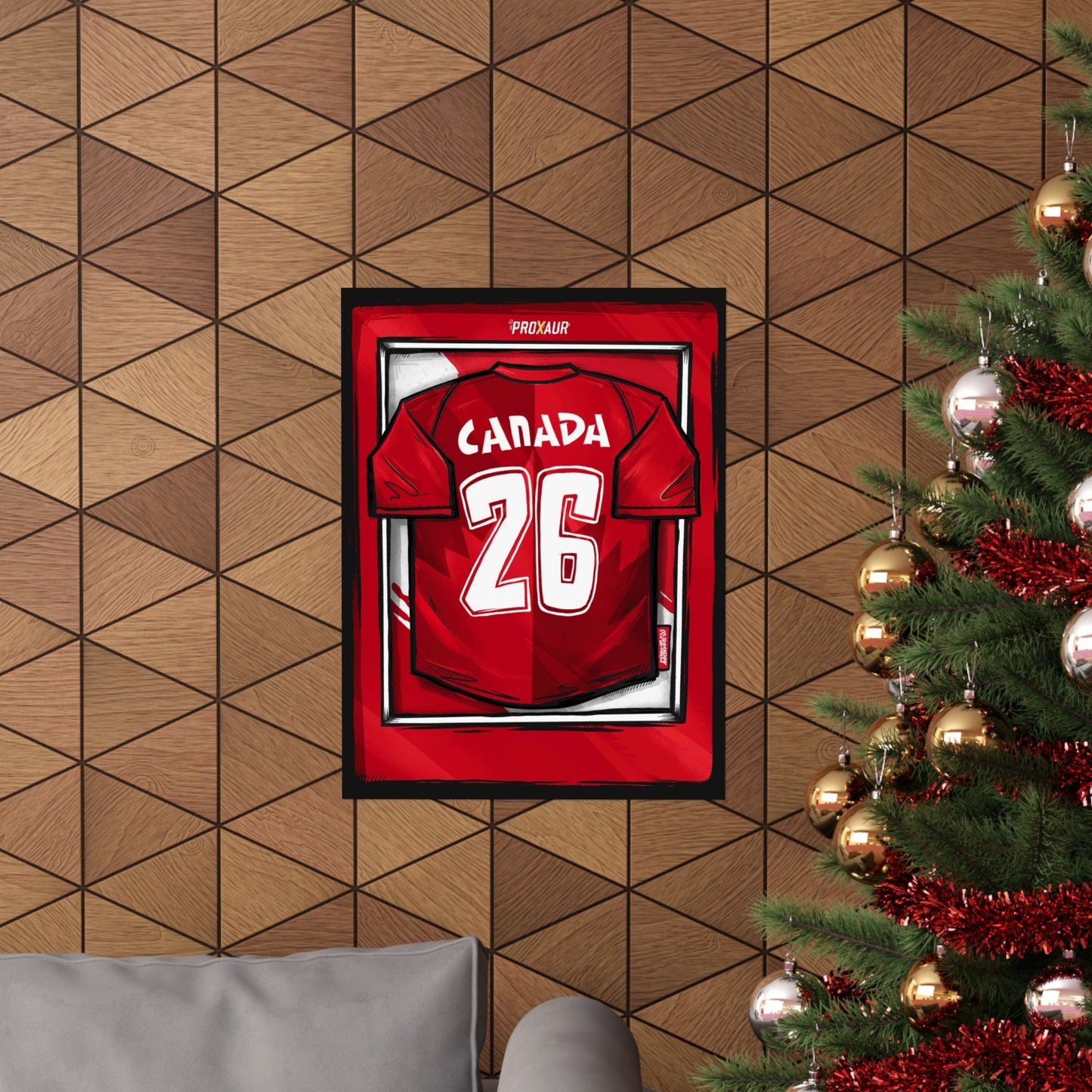 CANADA Fútbol Jersey Poster