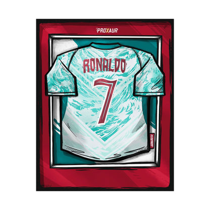 RONALDO Portugal Variant Fútbol Jersey Poster