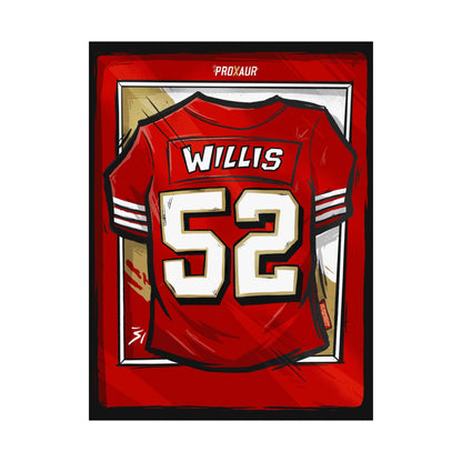 Patrick Willis #52 San Francisco 'Rookie' Jersey Poster