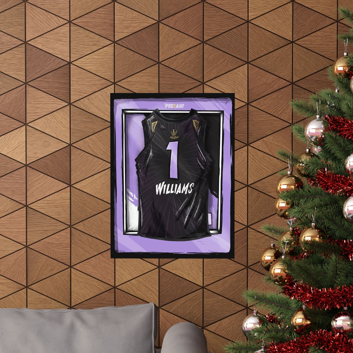 Williams "Golden State" Jersey Poster