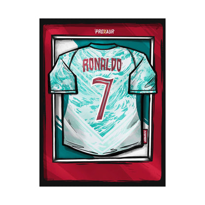 RONALDO Portugal Variant Fútbol Jersey Poster