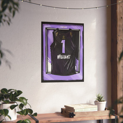 Williams "Golden State" Jersey Poster