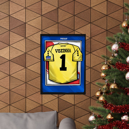 "VOZINHA" Cape Verde Fútbol Jersey Poster