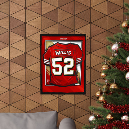 Patrick Willis #52 San Francisco 'Rookie' Jersey Poster