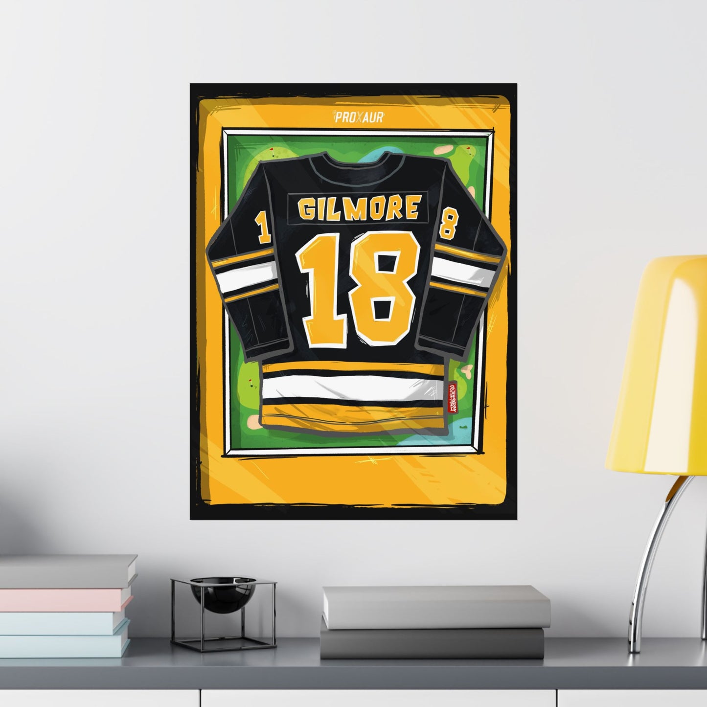 Happy Gilmore #18 Hockey Jersey Poster