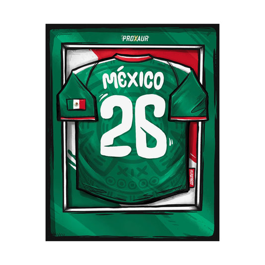 MEXICO Fútbol Pride Jersey Poster