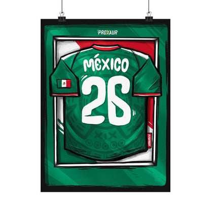 MEXICO Fútbol Pride Jersey Poster