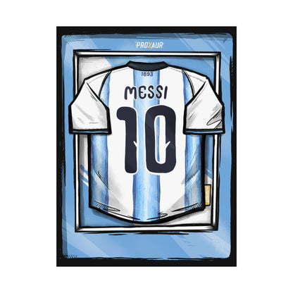 "Messi" Argentina Fútbol Jersey Poster