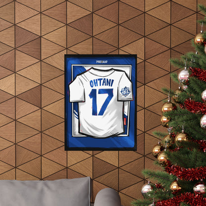 Shohei Ohtani #17 Los Angeles '2025 WS Champ' Edition Jersey Poster