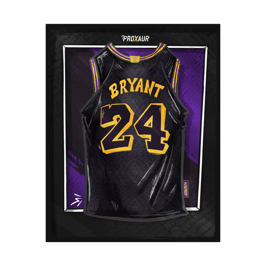 Kobe Bryant #24 Los Angeles 'Mamba Snakeskin' City Edition Jersey Poster