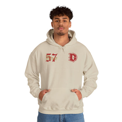 "The 57" Hoodie by Dre Greenlaw Brand