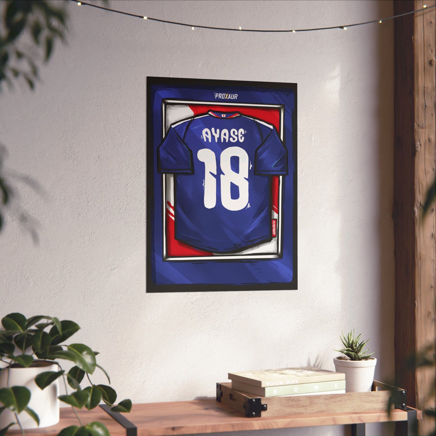 AYASE Japan Fútbol Jersey Poster