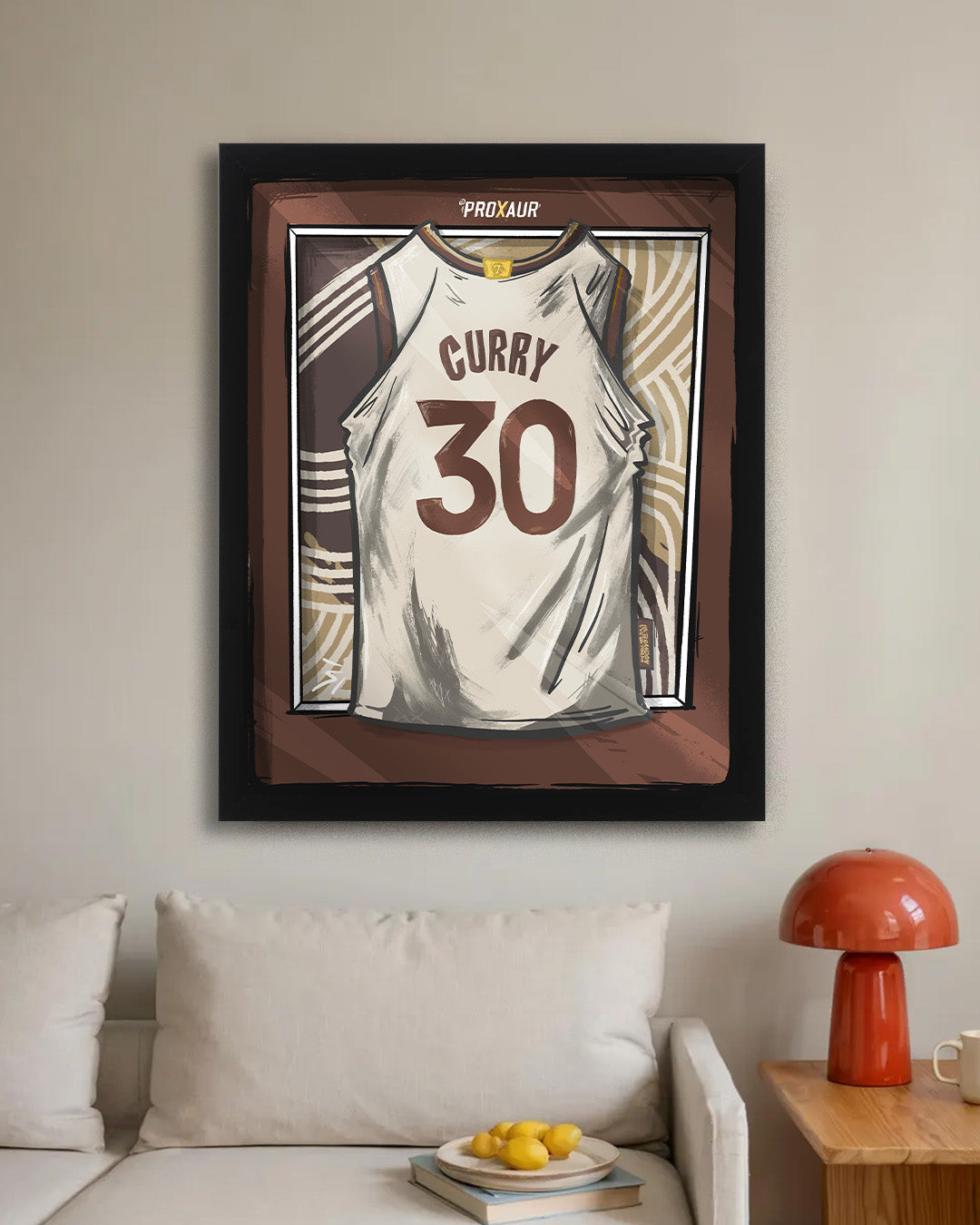 Stephen Curry #30 Golden State '25 City Edition Town' Jersey Poster