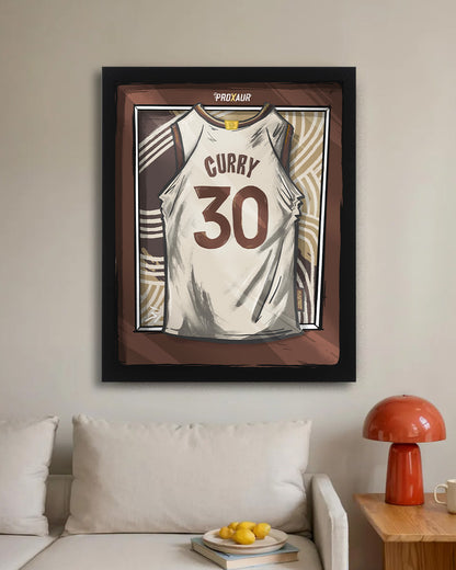 Stephen Curry #30 Golden State '25 City Edition Town' Jersey Poster
