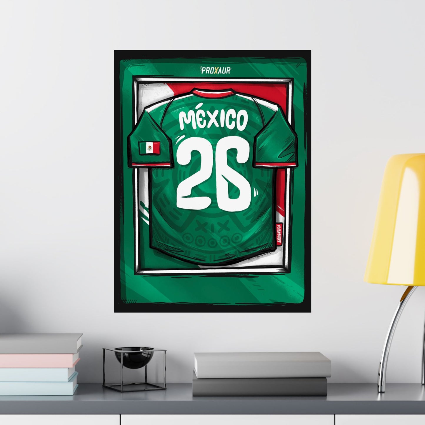 MEXICO Fútbol Pride Jersey Poster