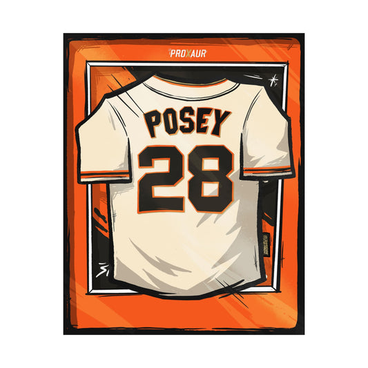 Buster Posey #28 San Francisco 'Home' Jersey Poster
