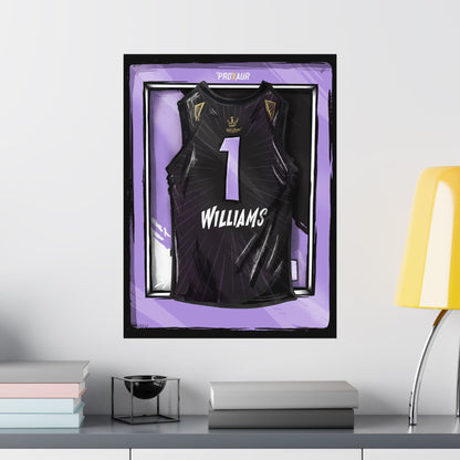 Williams "Golden State" Jersey Poster