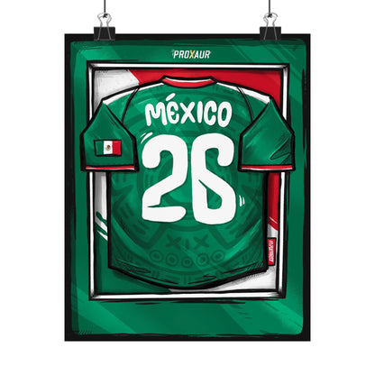 MEXICO Fútbol Pride Jersey Poster