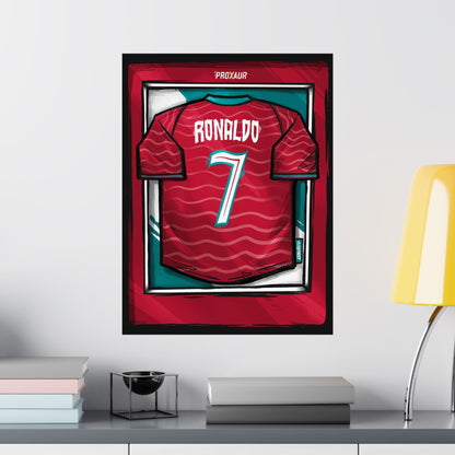 Ronaldo Argentina Fútbol Jersey Poster