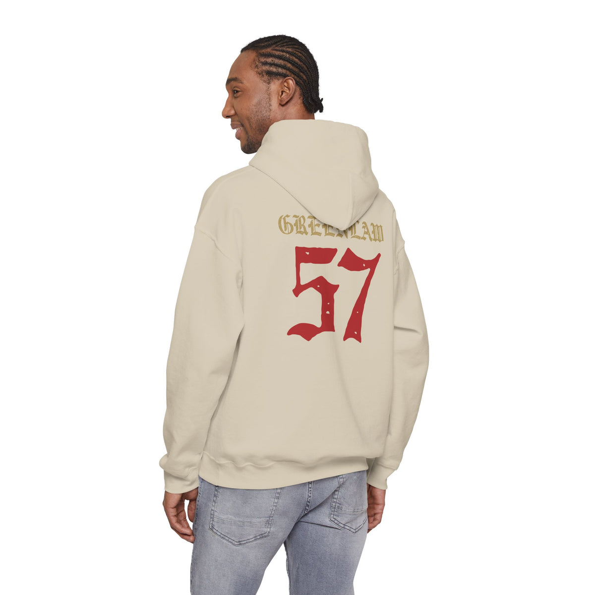 "The 57" Hoodie by Dre Greenlaw Brand