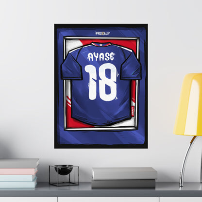 AYASE Japan Fútbol Jersey Poster