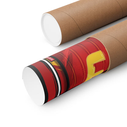 Lamine Yamal Spain Fútbol Jersey Poster