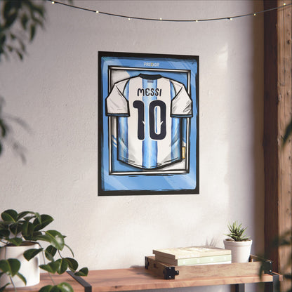 "Messi" Argentina Fútbol Jersey Poster