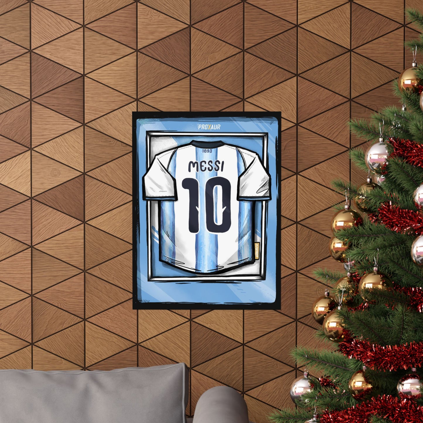 "Messi" Argentina Fútbol Jersey Poster