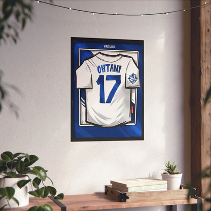 Shohei Ohtani #17 Los Angeles '2025 WS Champ' Edition Jersey Poster