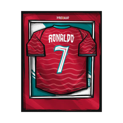 Ronaldo Argentina Fútbol Jersey Poster