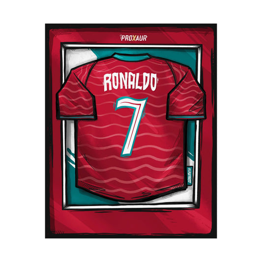 Ronaldo Argentina Fútbol Jersey Poster