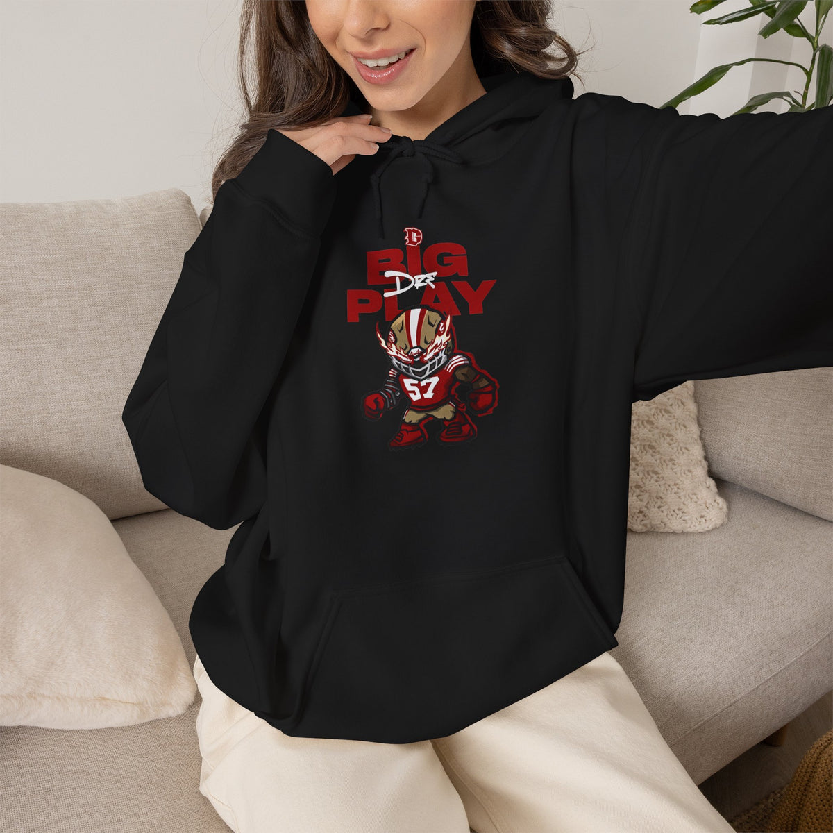 "Enforcer" Hoodie by Dre Greenlaw Brand