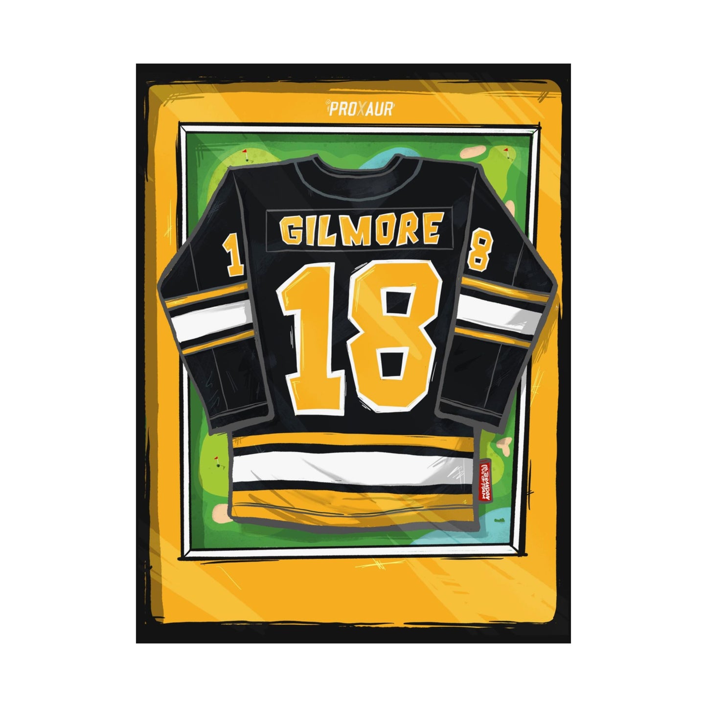 Happy Gilmore #18 Hockey Jersey Poster