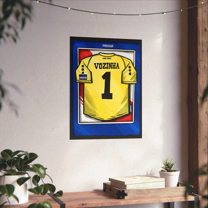 "VOZINHA" Cape Verde Fútbol Jersey Poster